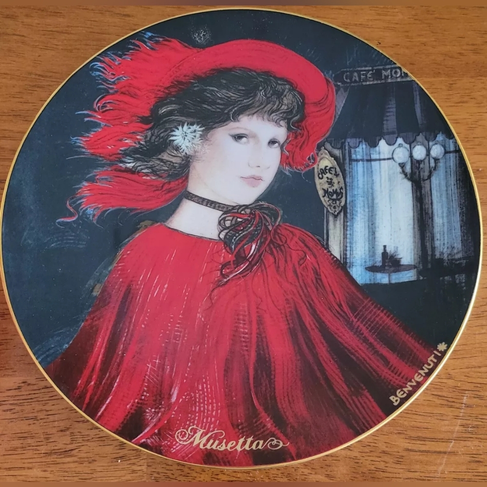 Musetta Decorative Plate Collector Plate